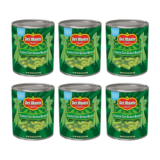 Del-Monte-Blue-Lake-Fancy-Cut-Green-Beans,-Canned-Vegetables,-6.31-lb,-758