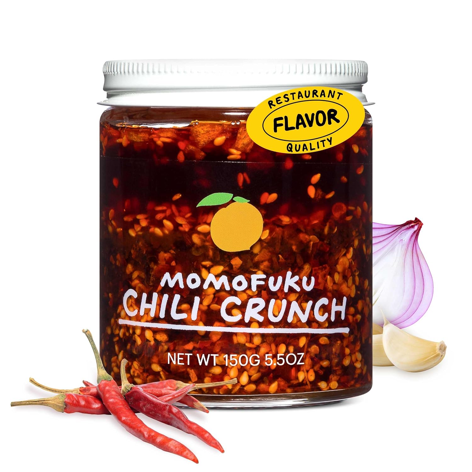 Momofuku-Chili-Crunch-by-David-Chang,-(5.5-Ounces),-Chili-Oil-with-Crunchy-2082