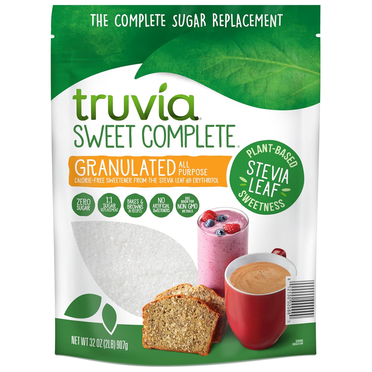 Truvia-Sweet-Complete-Zero-Calorie-Granulated-All-Purpose-Stevia-Leaf-Sweetener,-32-oz-Bag-----2292