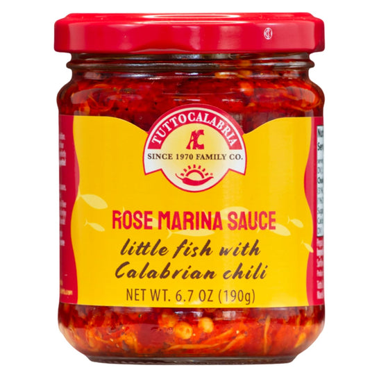 TUTTOCALABRIA-TuttoCalabria,-Rose-Marina-Sauce,-6.7oz-(190-gr),-Spicy-Calabrian-baby-fish,-780