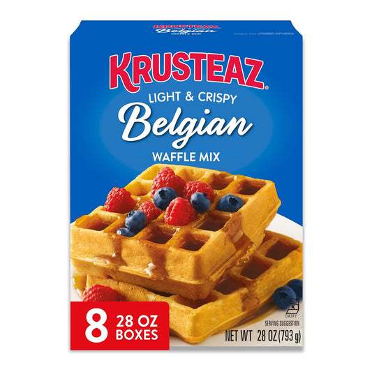Krusteaz-Light-and-Crispy-Belgian-Waffle-Mix,-Krusteaz-Waffle-Mix,-28-oz-(Pack-8)-1889