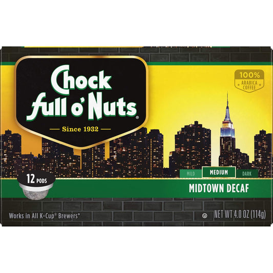 Chock-Full-o'Nuts-Midtown-Decaf-Single-Serve-Cups,-204