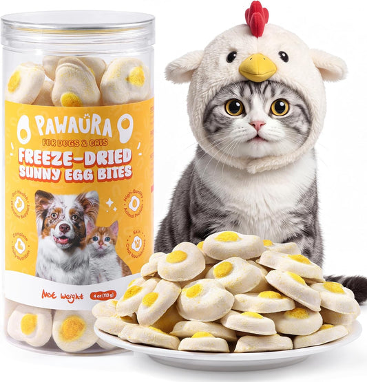 Freeze-Dried-Chicken-Cat-Treats,-Cat-Food-Toppers-with-Chicken-Hearts,-4oz-|-182