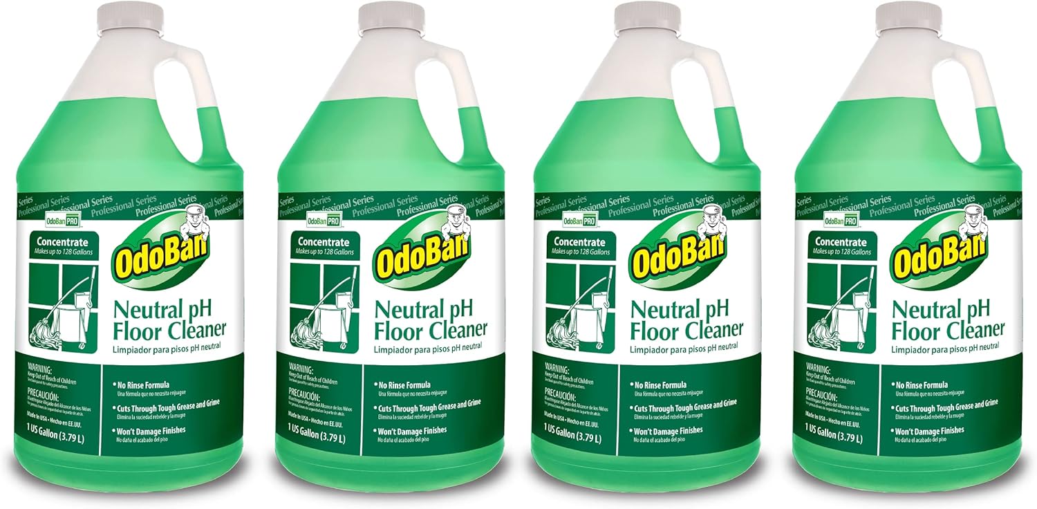 OdoBan-Professional-Series-Neutral-pH-No-Rinse-Floor-Cleaner-Concentrate,-Made-in-the-USA,-4-394