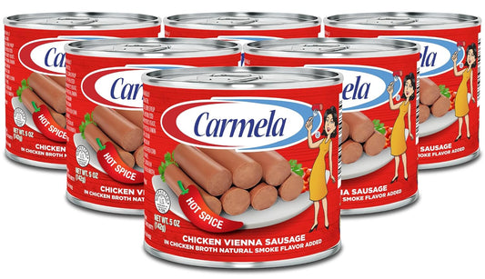 Carmela-Hot-Chicken-Vienna-Salchicha-y-caldo-–-Salchicha-de-pollo-picante-puertorriqueño-435
