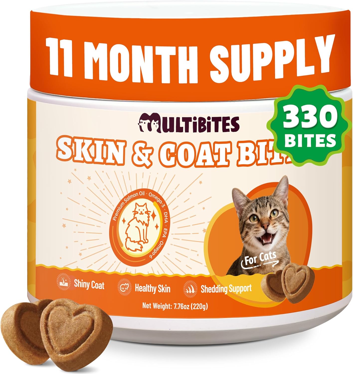 MUITIBITES-7.76-oz-Skin-&-Coat-Supplement-for-Cats,-with-Omega-3-&-1149