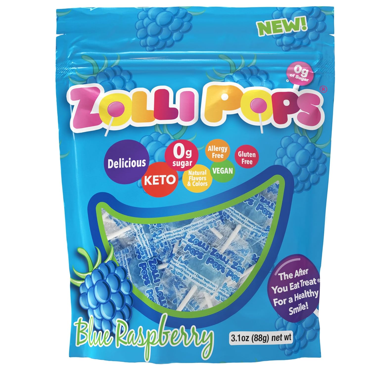 Zollipops-Clean-Teeth-Lollipops,-Blue-Raspberry,-6.2-Ounce-1383