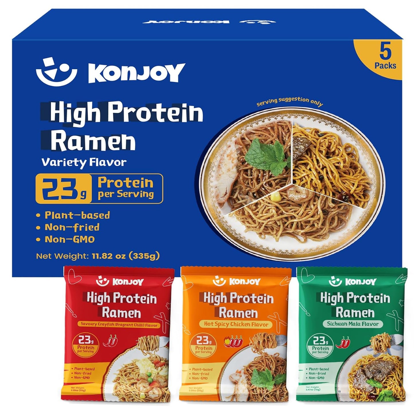 KONJOY-Paquete-variado-de-ramen-proteico,-paquete-de-5-fideos--ramen-250