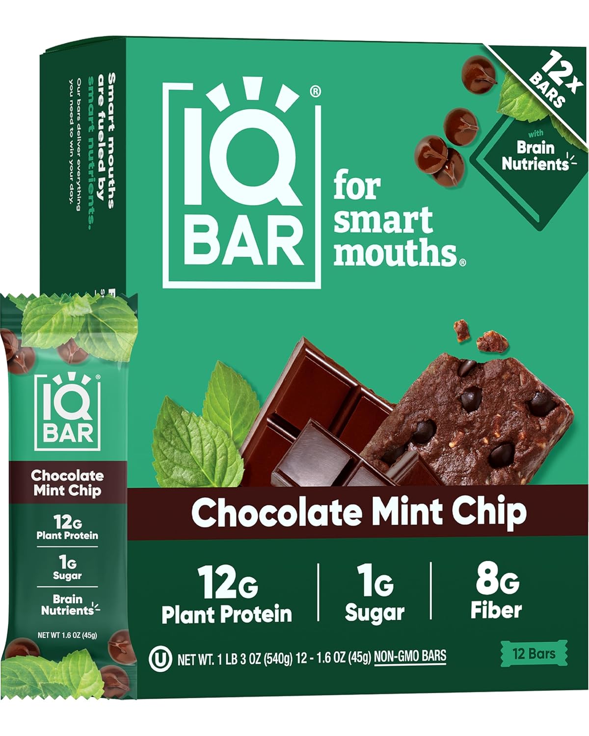IQBAR-Clean-Protein-Bars,-Low-Sugar-Keto,-Chocolate-Mint-Chip-12-Count--|-High-Fiber-Based-2653