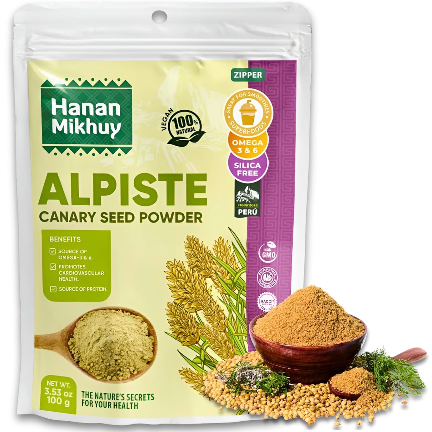 HANAN-MIKHUY-Alpiste-100g---1-Natural-Canary-Seed-Powder-for-Protein,-&-Wellness,-1289