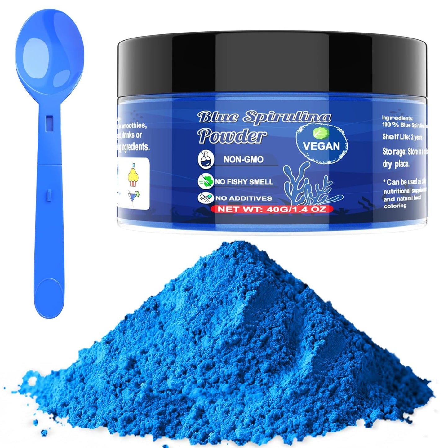 Blue-Spirulina-Powder---40g-Natural-Blue-Food-Coloring,-No-Fishy-Smell,-Vegan-Extract-676