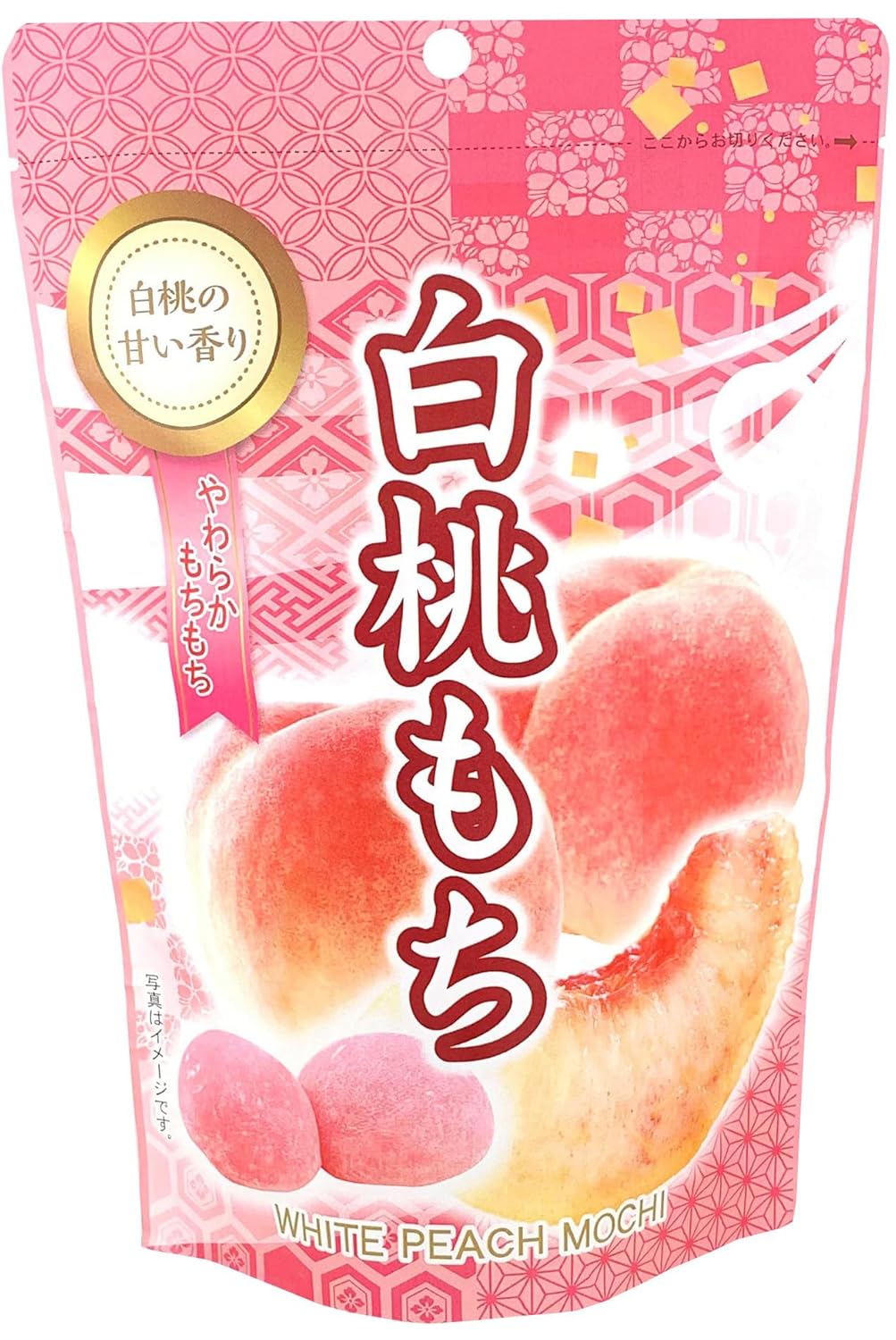 Mochi-White-Peach-Traditional-Japanese-Rice-Cakes,-130g,-Soft-Chewy-Wagashi--Sweets-Estala---192