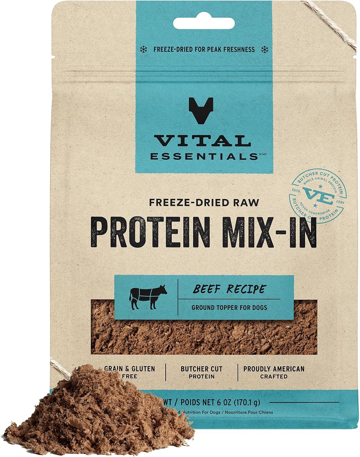 Vital-Essentials-Mezcla-de-proteínas-crudas-liofilizadas-para-perros,-2361