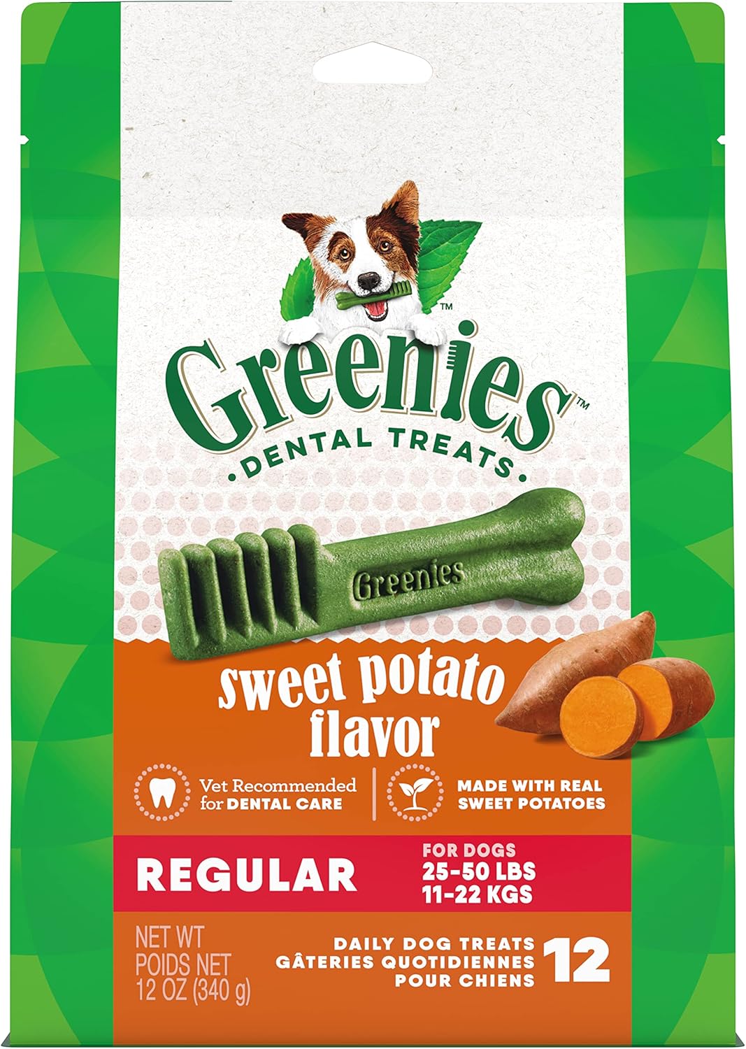 Regular-Natural-Dog-Dental-Treats,-Sweet-Potato-Flavor,-3535