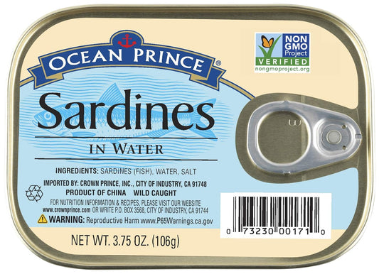 Ocean-Prince-Sardinas-en-agua,-latas-de-3.75-onzas-(paquete-de-12)---1004