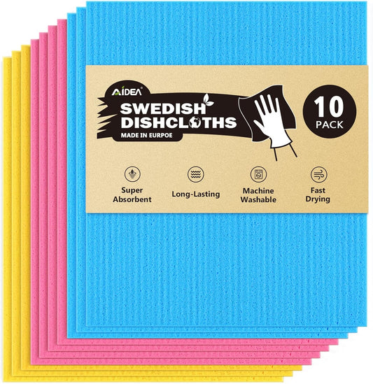 AIDEA-Swedish-Dish-Cloth,-10PK,-Swedish-Dishcloths-for-Kitchen,-Reusable-5075