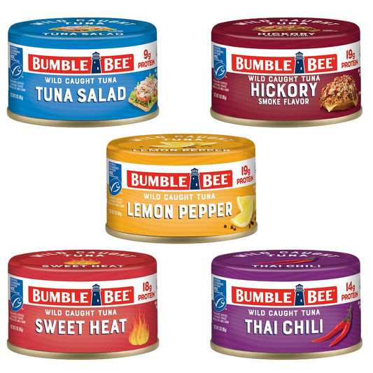 Bumble-Bee-Snackers-Sampler-Bundle---5-Pack-of-3-oz-Easy-Open-Cans-562