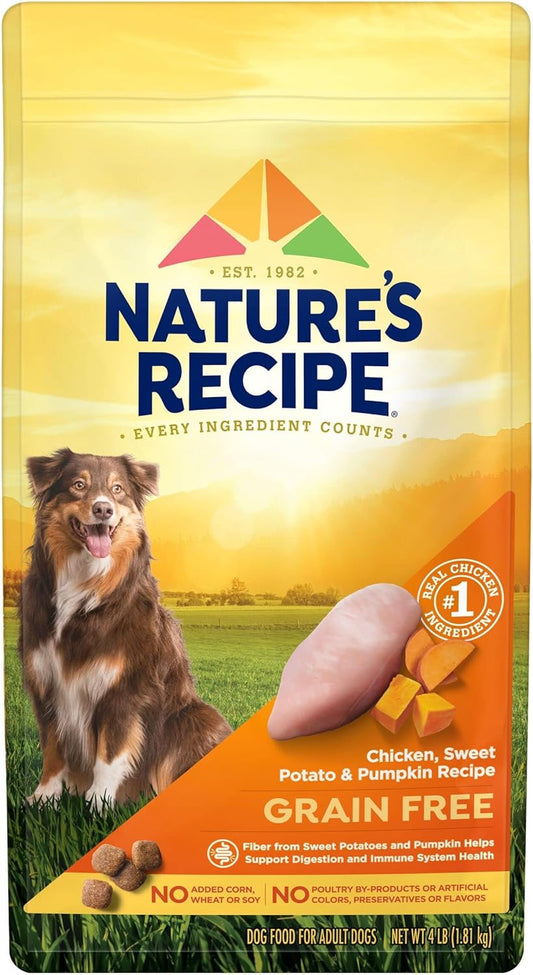 Nature?s-Recipe-Grain-Free-Chicken,-Sweet-Potato-&-Pumpkin-Recipe-Dry-Dog-Food,-2520