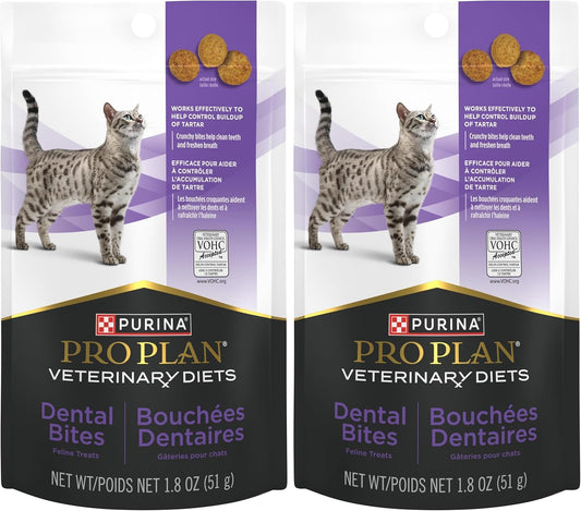 Pro-Plan-Veterinary-Diets-Purina-Dental-Bites-Cat-Treats---1.8-oz.-Pouch-(Pack-491