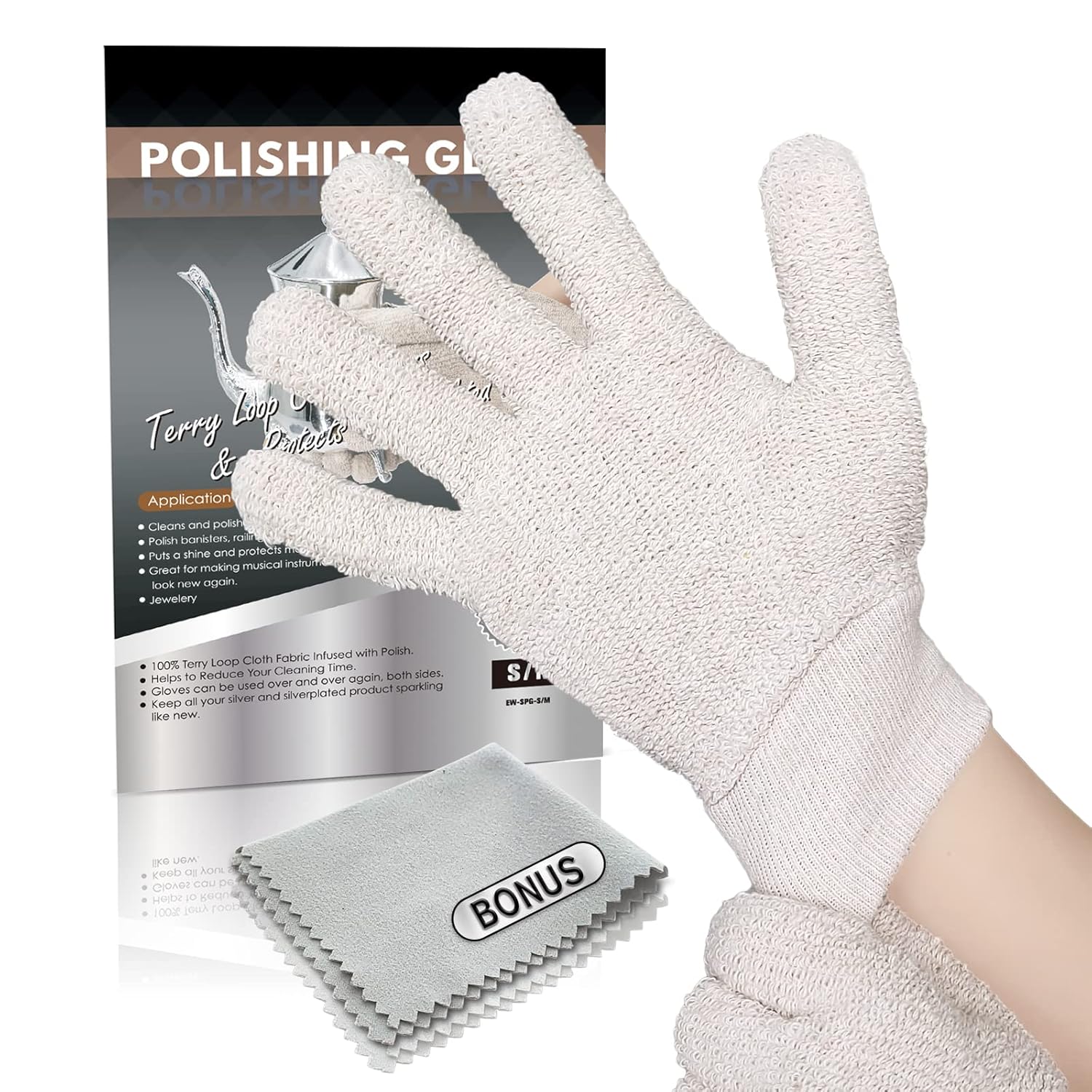 Evridwear-Silver-Polishing-Gloves-Polish-Cleaning-Glove-Mitt-for-Sterling-1457