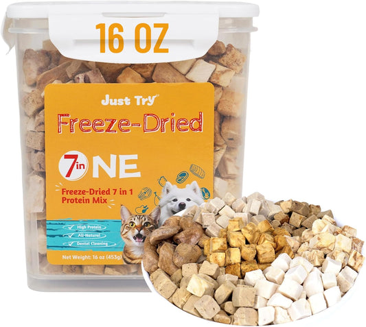 Just-Try-16OZ-Freeze-Dried-Dog-Treats-Mixed-Flavors-for-Dogs-&-Cats-Raw-1352