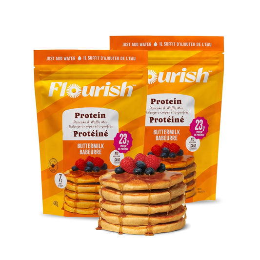 Flourish-Protein-Pancake-&-Waffle-Mix,-with-Whey-Protein-&-606