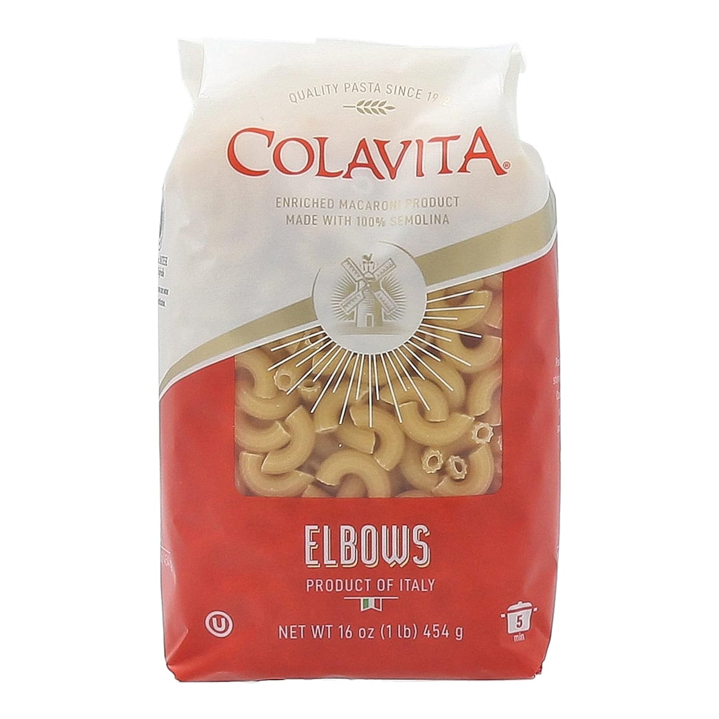 Colavita-Pasta---Elbows,-1-Pound---Pack-of---91