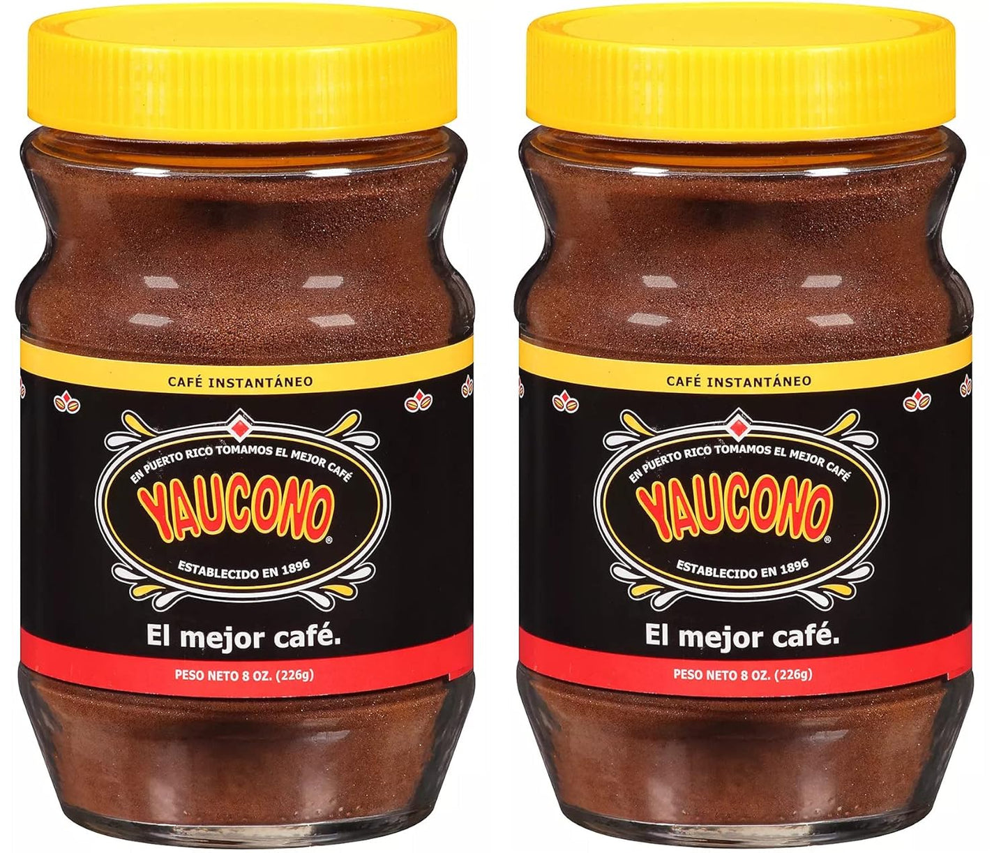 Yaucono-Café-instantáneo,-tostado-medio,-arábica,-de-Puerto-Rico,-tarro-de-8784