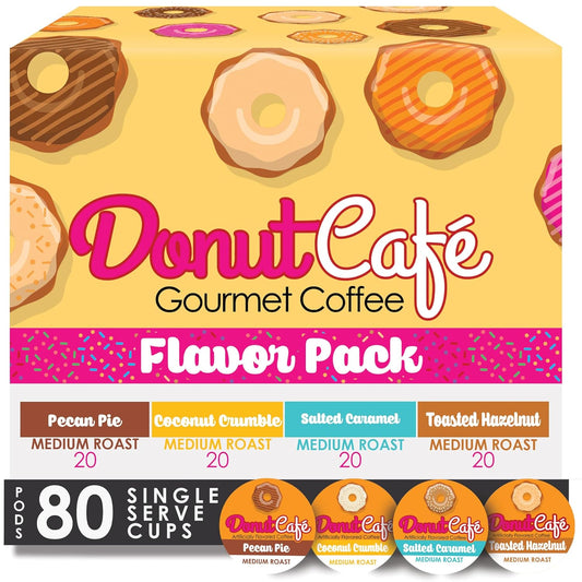 Donut-Café---Gourmet-Coffee-Medium-Roast-Flavored-Variety-Pack-–-Pecan-Pie,-3094