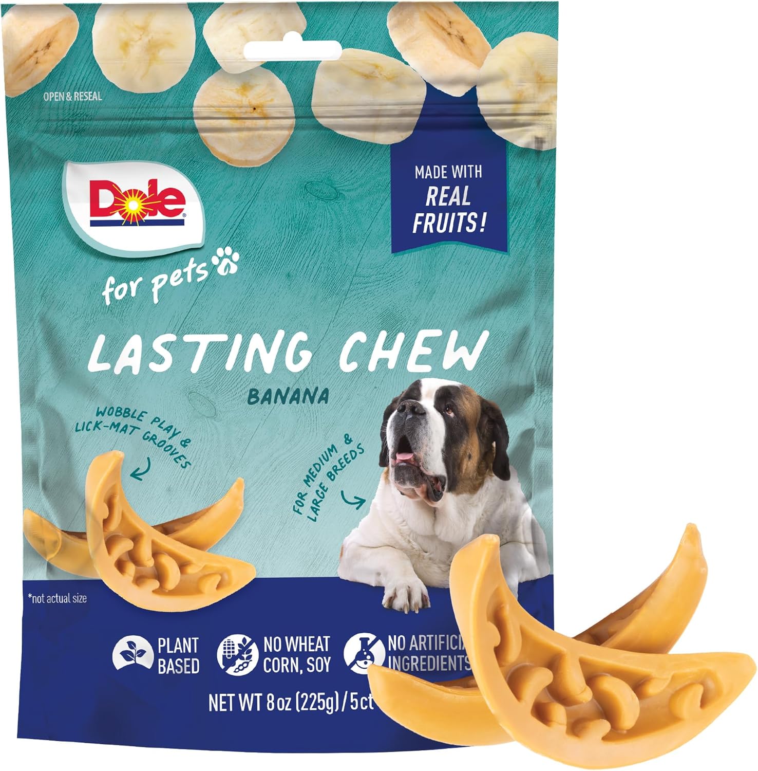 Banana-Flavor-Dog-Treats,-8oz,-5ct-|-Real-3702