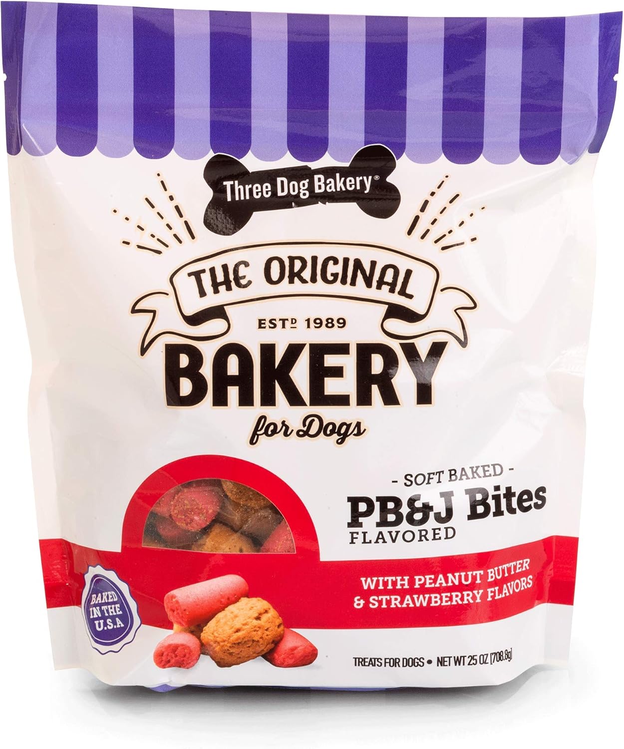 Three-Dog-Bakery-Soft-Baked-PB&J-Bites,-Peanut-Butter-&-Strawberry-Premium-636