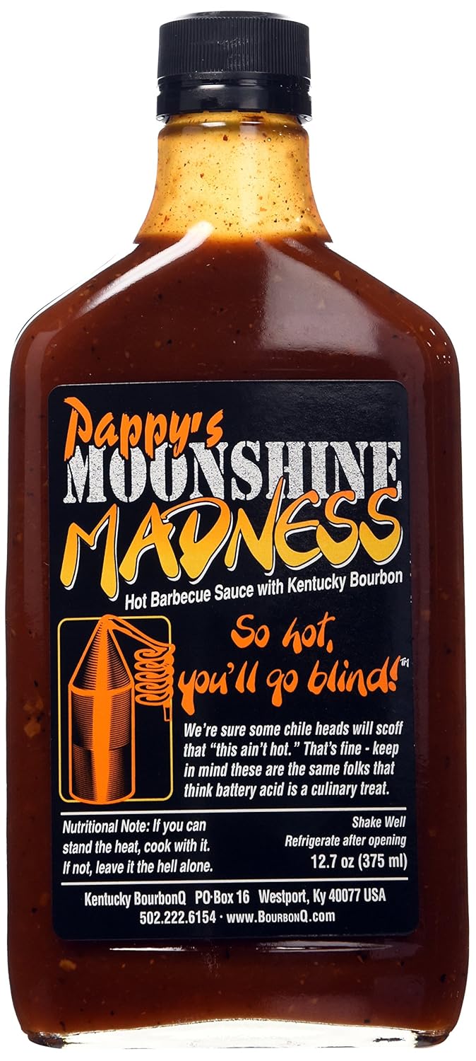 BOURBON-Q-Bbq-Sauce-Pappys-Moon-Shine-Madness,-12.7-OZ-----224