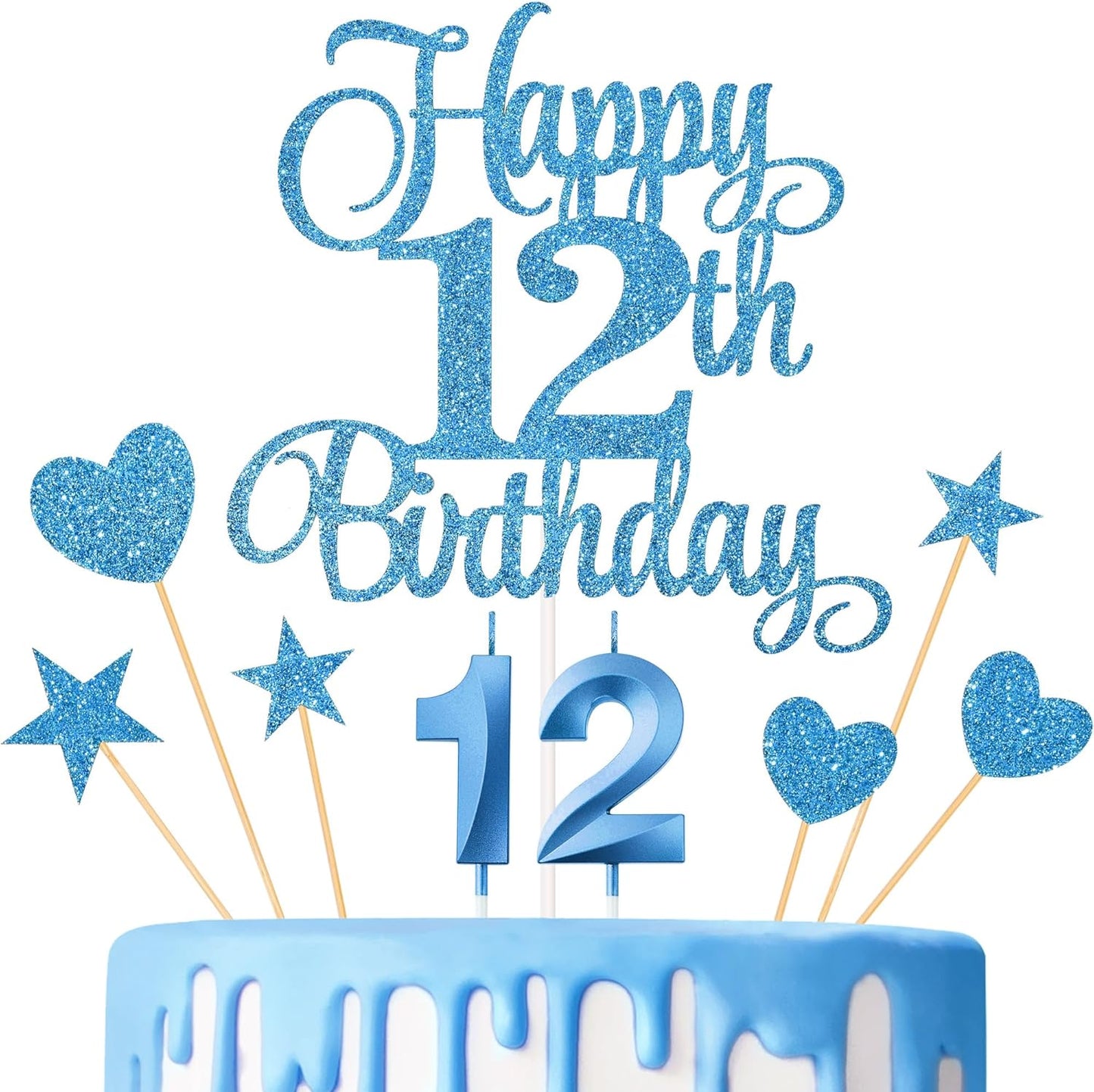 Lecferrarc-12th-Birthday-Cake-Decorations,-12th-Birthday-Candles-Cake-Numeral-Candles-and-Happy-Birthday-753