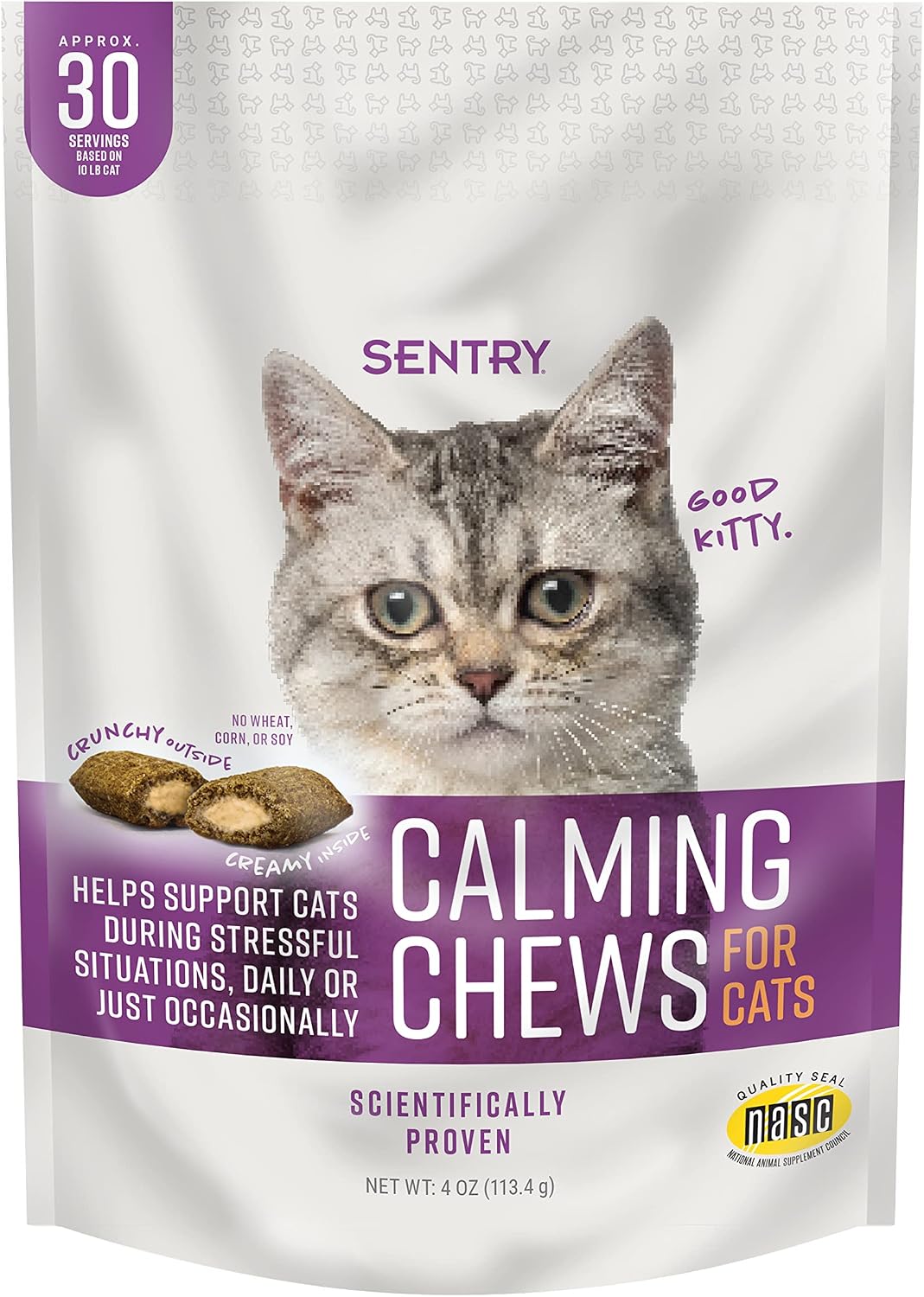 Sentry-Calming-Chews-for-Cats,-Pheromone-Stress-Aid,-4oz-|-Manages-stress;-may-1703