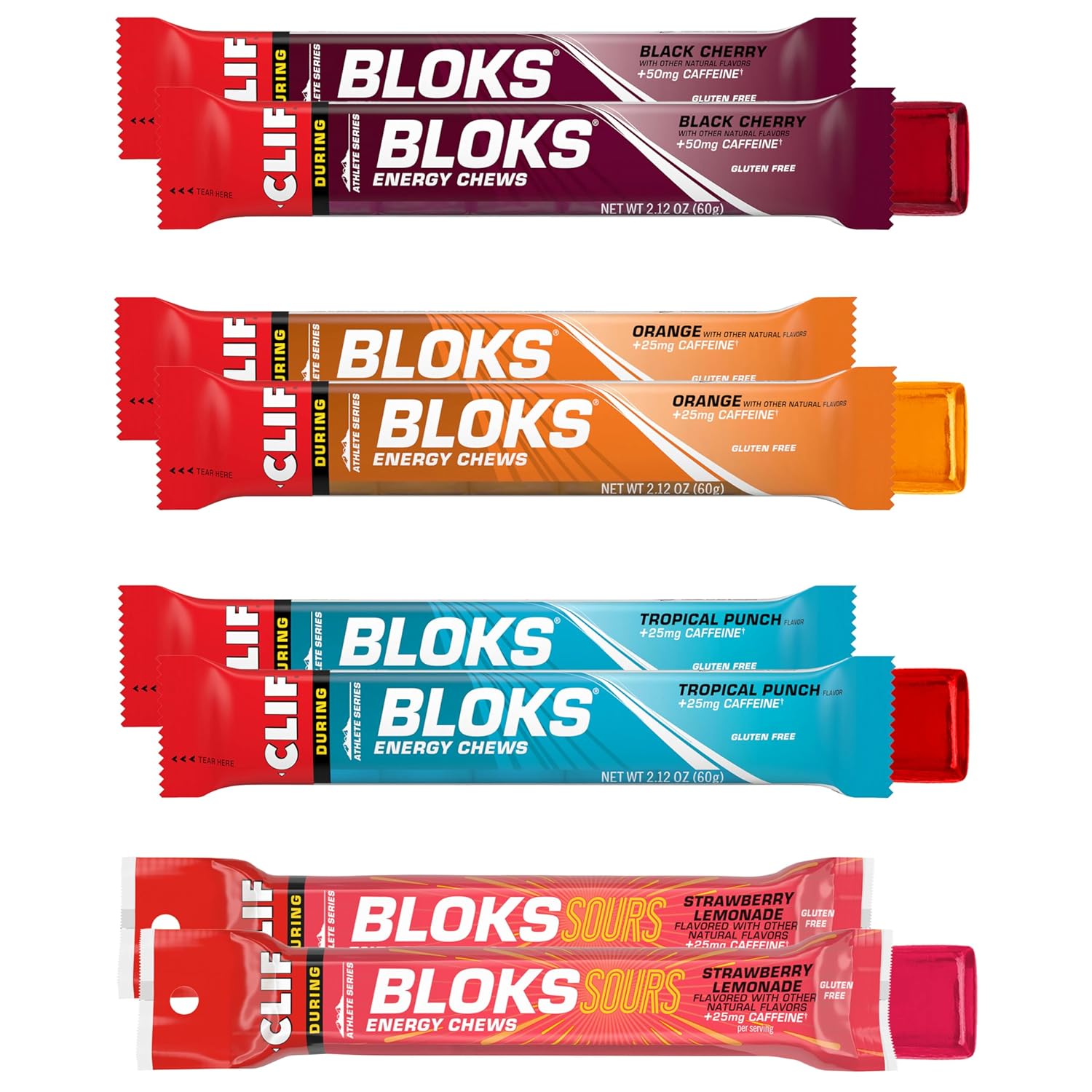 CLIF-BLOKS-Energy-Chews-with-Caffeine,-Variety-Pack,-8-Packs-|--25-50mg-Caffeine*-per-Non-GMO,-2271