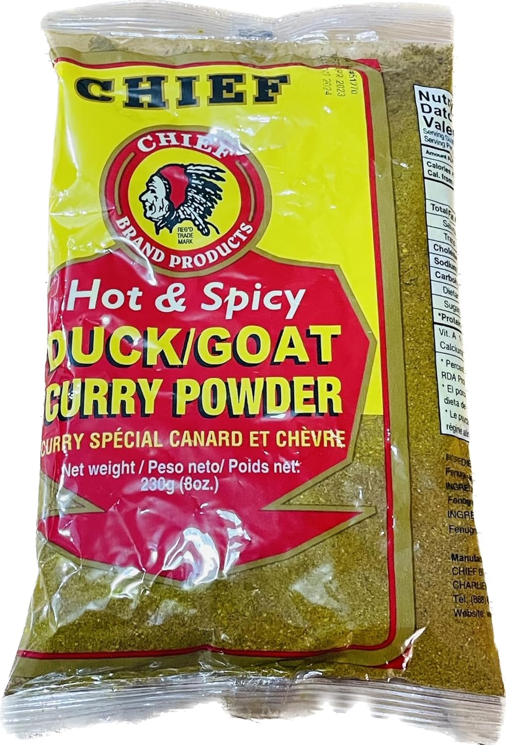 CHIEF-HOT-&-SPICY-CURRY-POWDER,-230g-(8-oz),-DUCK-AND-GOAT-1195