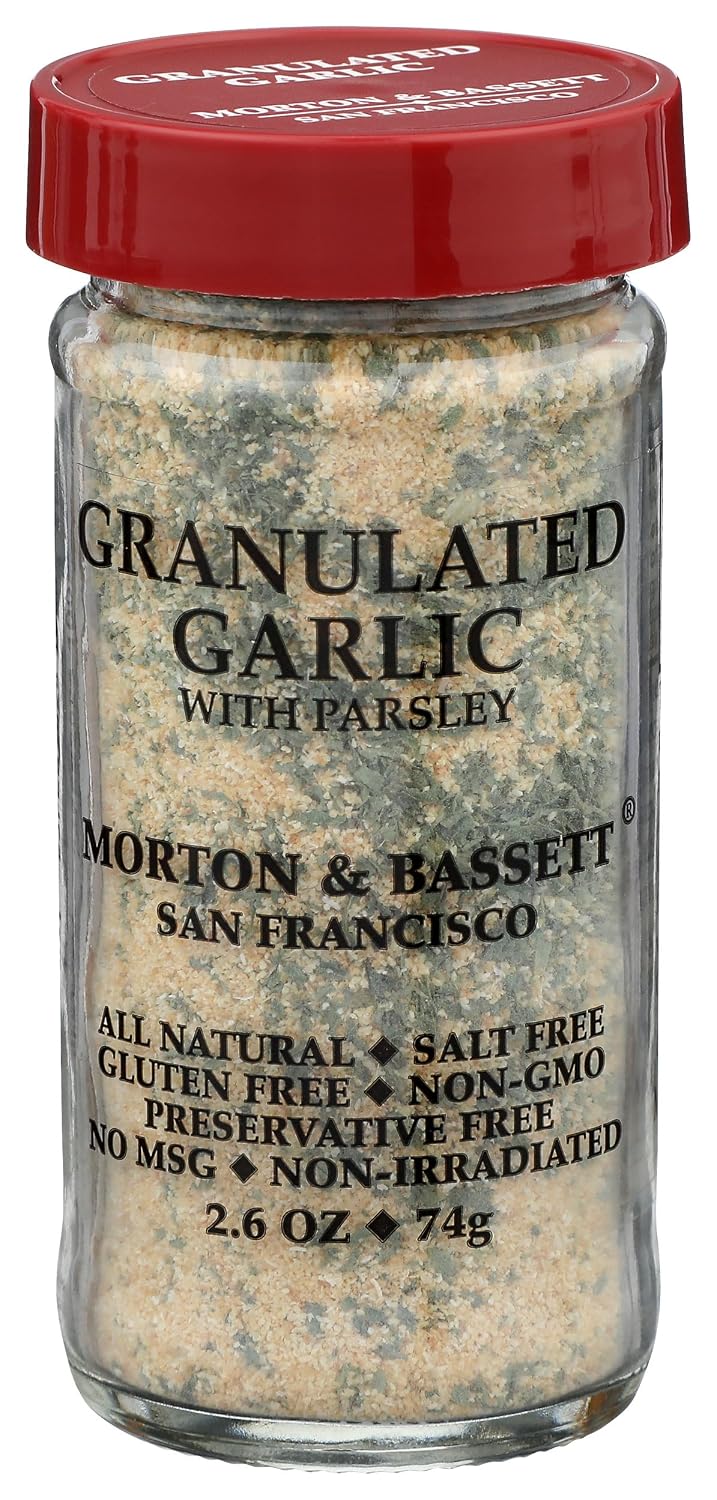 Morton-&-Bassett-Granulated-Garlic-with-Parsley,-2.6oz-–-Salt-Free,-Non-GMO,-Herb-86