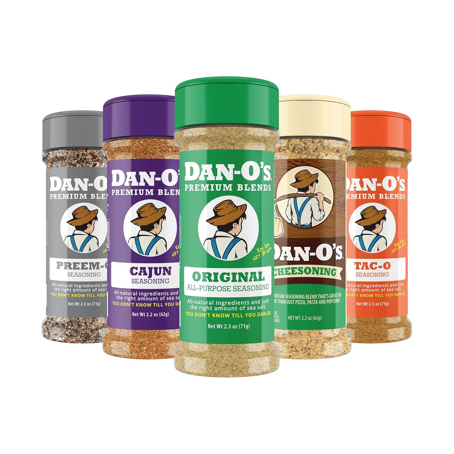 Dan-O’s-All-Star-Seasoning-Variety-Pack-–-5-Bottle-Set-–-Original,-1800