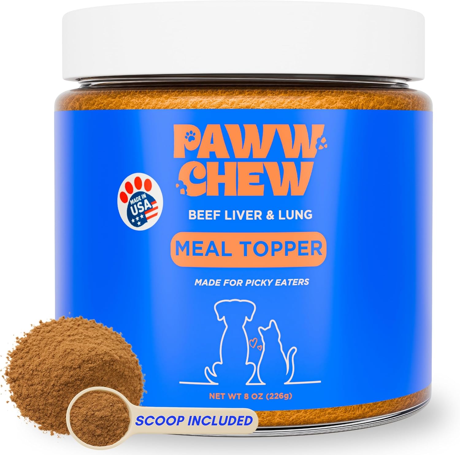 Paww-Chew-Beef-Liver-Meal-Topper-for-Dogs-&-Cats---Natural,-842
