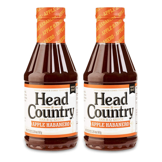 Head-Country-Bar-B-Q-Sauce,-Apple-Habanero-Flavor,-20oz-(pack-of-2)---834