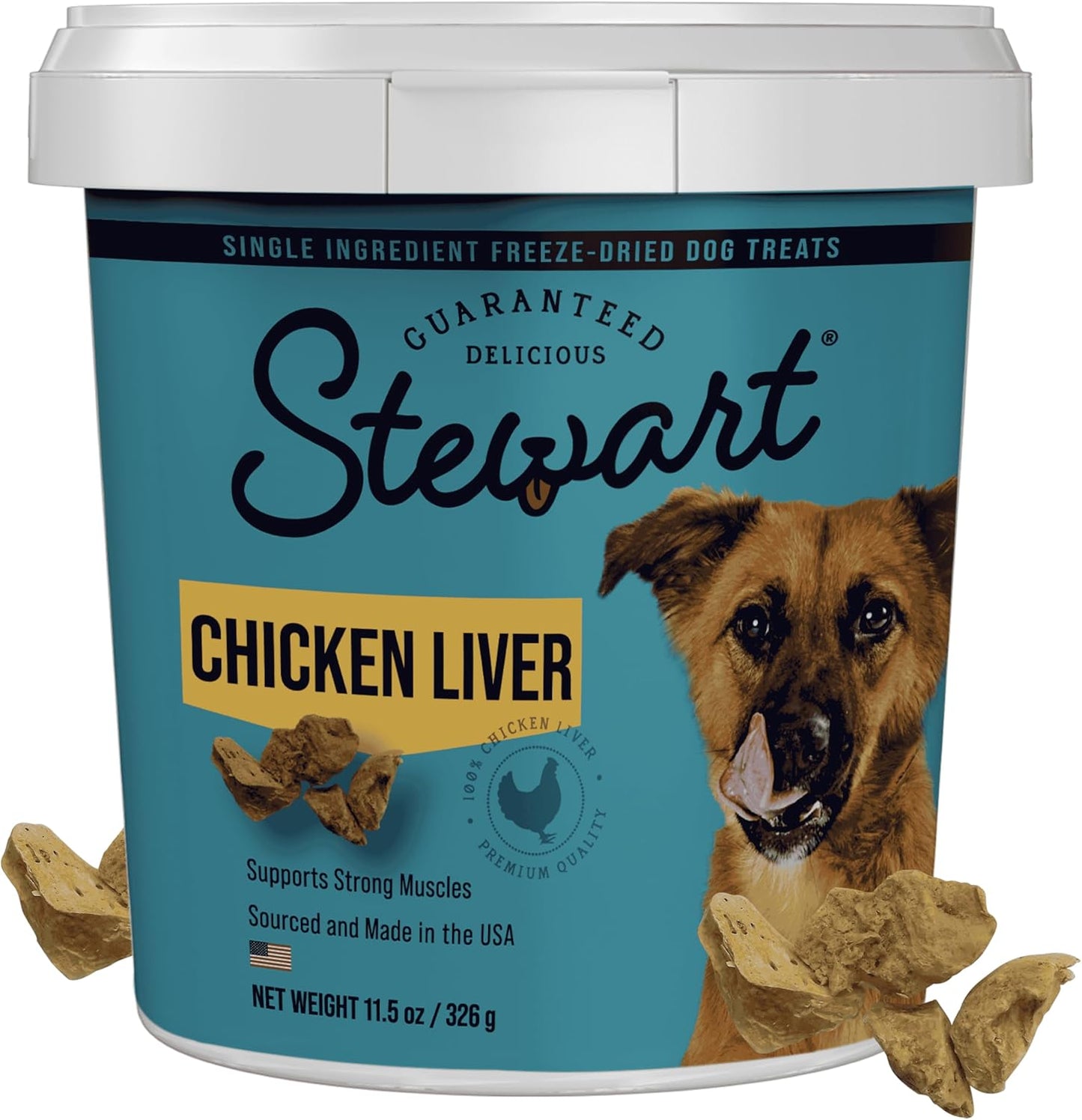 Freeze-Dried-Dog-Treats,-Chicken-Liver,-Healthy,-Natural,-3839
