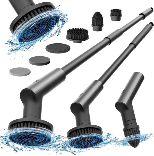 HOTO-Cordless-Electric-Spin-Scrubber,-IPX7-Full-Body-Waterproof-Bathroom-Cleaning-Brush,-Max-22-in-lb,-653