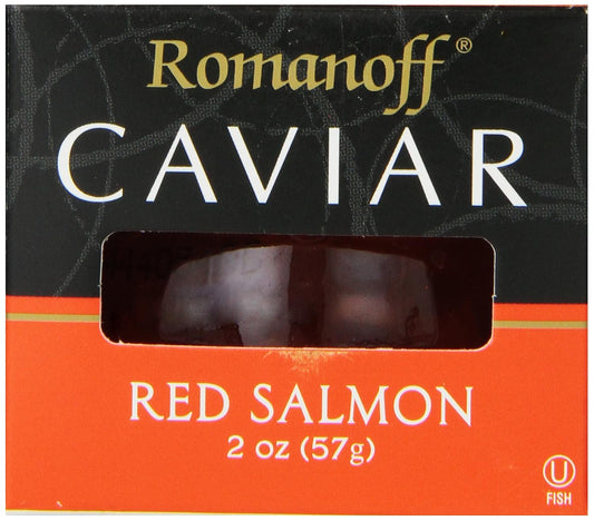 Romanoff-Caviar-Red-Salmon,-2-Ounce-Jar-------------654