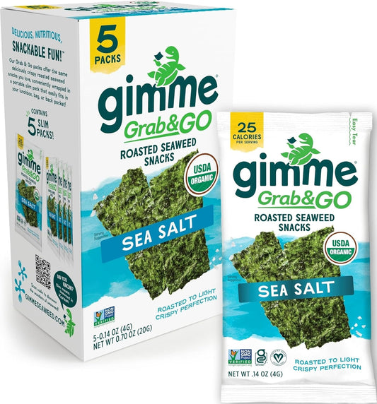 Gimme-5-CT-Sea-Salt-Grab-&-Go-Organic-Roasted-Seaweed--Snacks,-4g,-0.14oz--2174