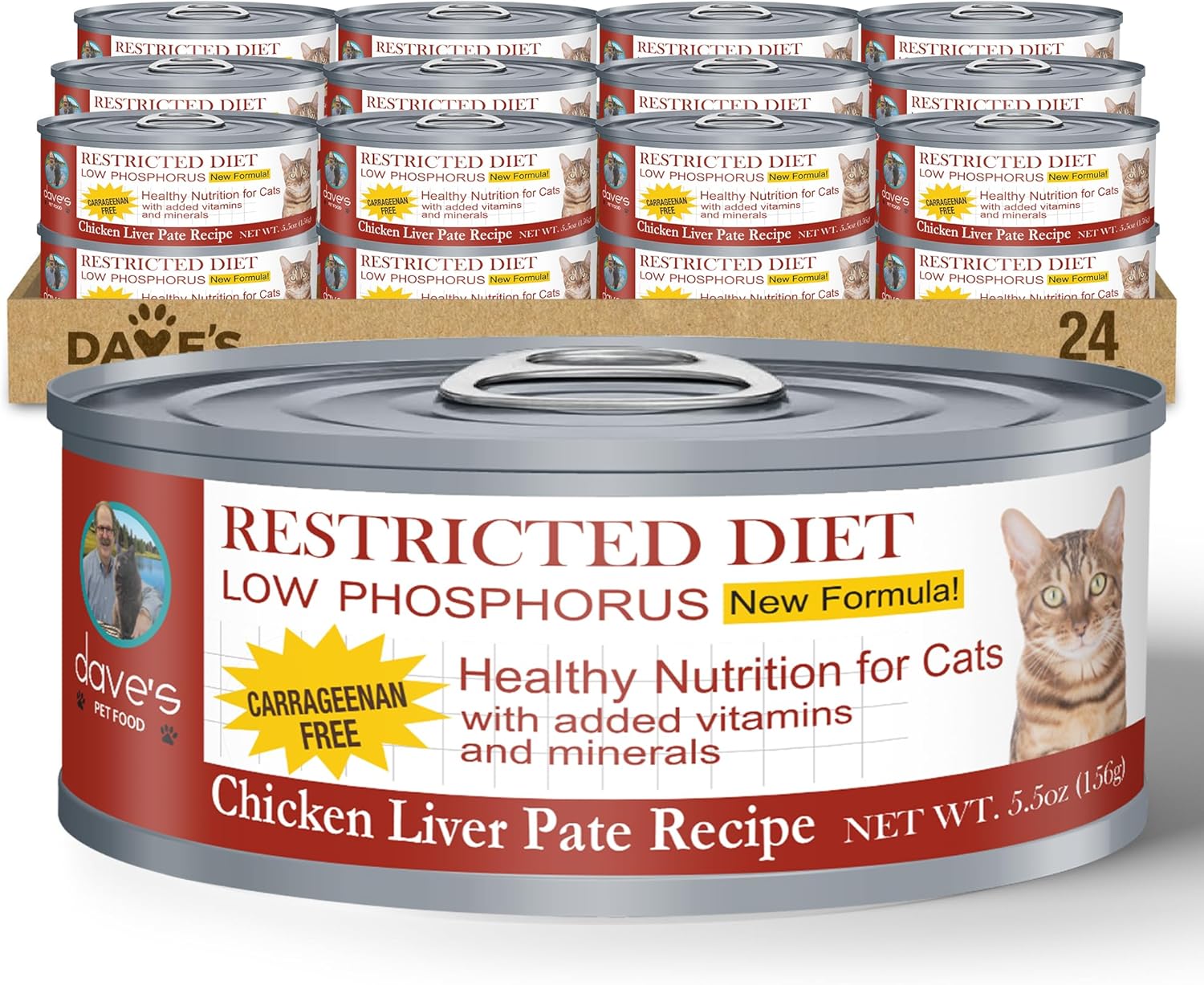 Dave's-Pet-Food-Kidney-Support-Wet-Canned-Cat-Food-for-Renal-(Chicken-&-Pate),971