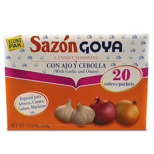 Sazón-with-Garlic-and-Onion-by-Goya,-Latin-Spice-Blend-for-Poultry,-580