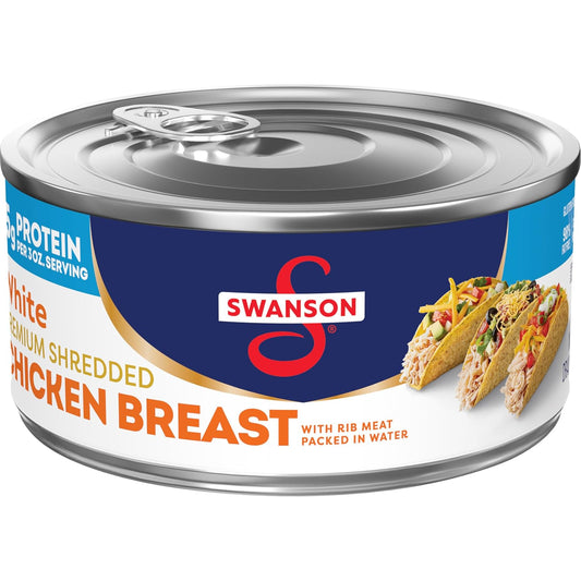 Swanson-White-Premium-Shredded-Chicken-Breast-with-Rib-Meat-Packed-in-Water,-9.75-150