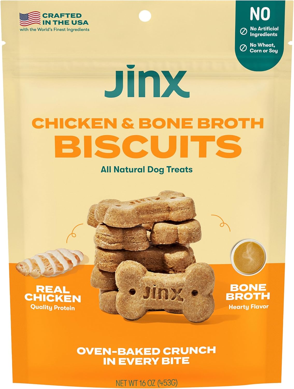 Oven-Baked-Chicken-Bone-Broth-Biscuit-Treats,-Crunchy,-All-3690