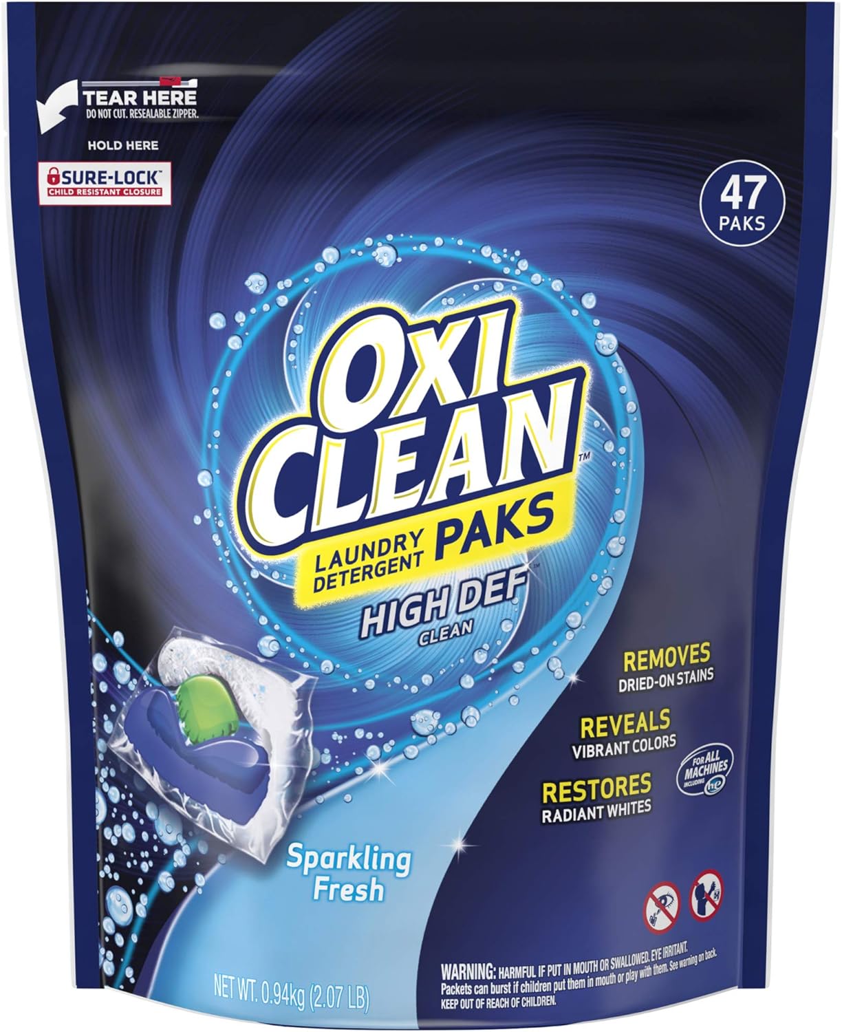 OxiClean-High-Def-Clean-Sparkling-Fresh-Laundry-Detergent-Paks,-47-460