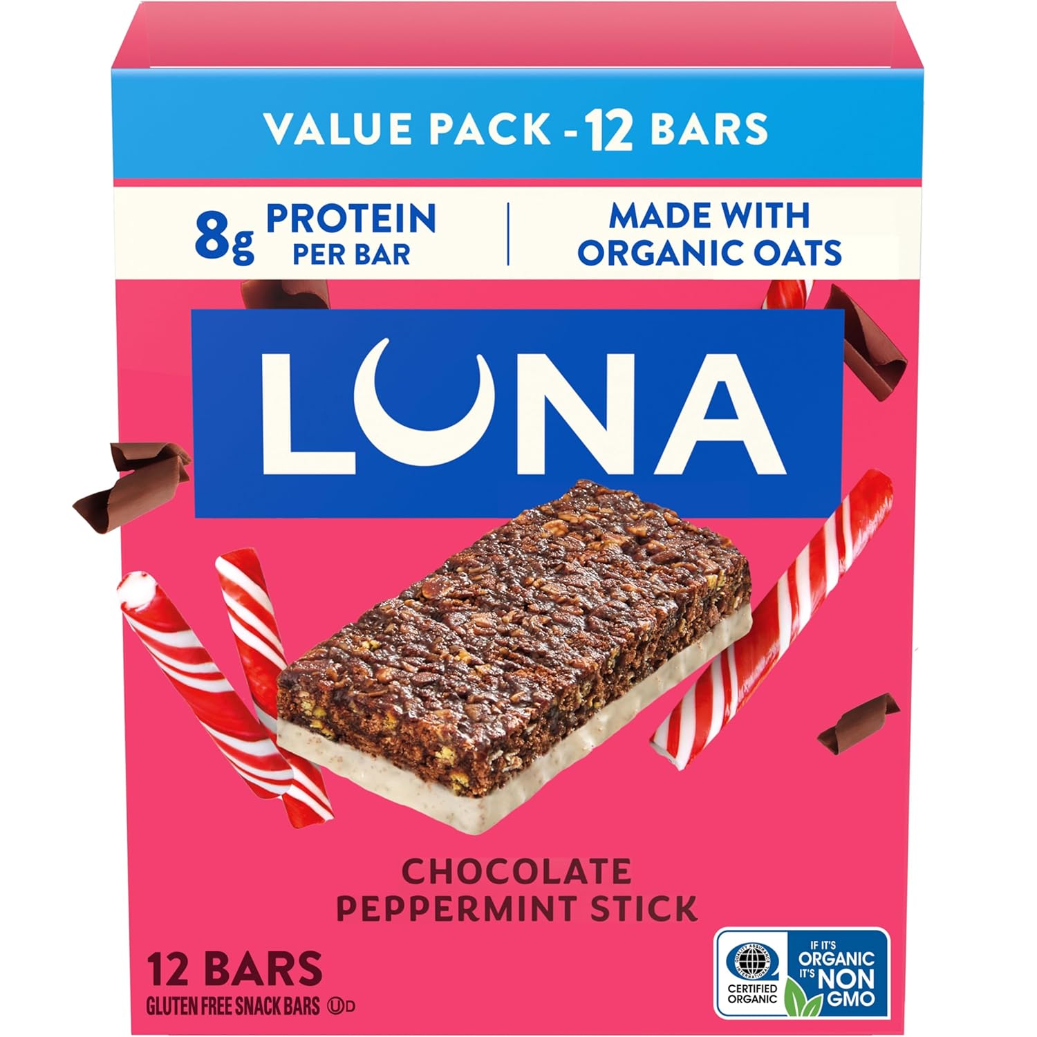 LUNA-Bar-Chocolate-Peppermint-Stick,-Gluten-Free-Snack-Bars,-12ct-|--Plant-Based-Protein-Bars,-Protein,-2116